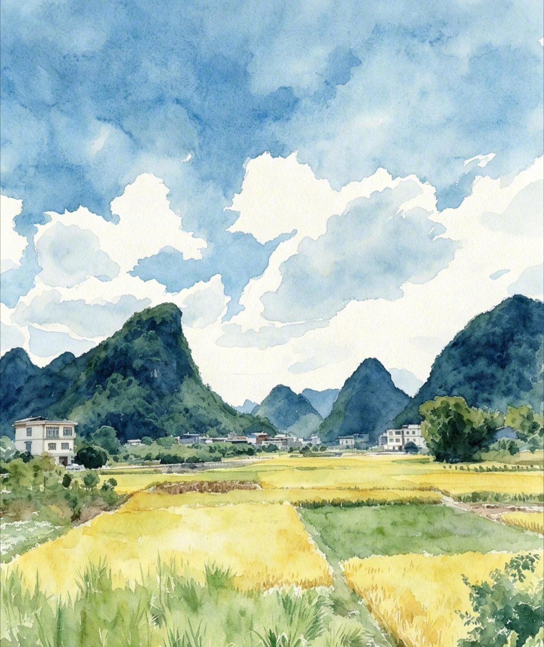 桂林山水，本就是一幅天然的水墨长卷。 ​​​