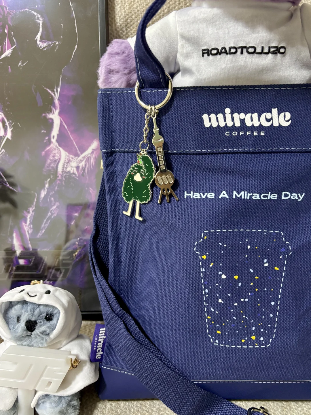 林老板同款kiku双层帆布包💜✨