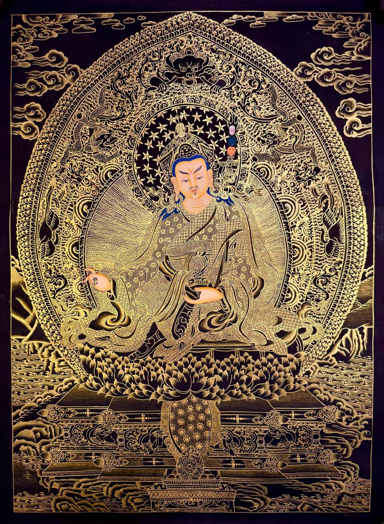 黑金莲花生大师 45-62cm