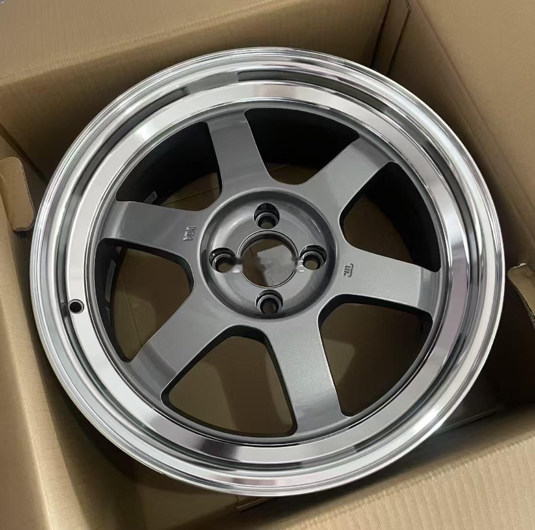 日本Rays TE37V 锻造轮毂🈴Mini R56 马自达MX-5数据：17