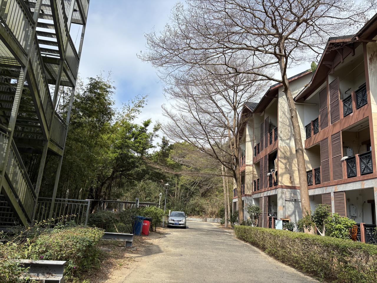 1. 🌿 深圳东部华侨城茶溪谷，昔日的繁华落幕，员工宿舍也被荒草淹没。曾经的欢