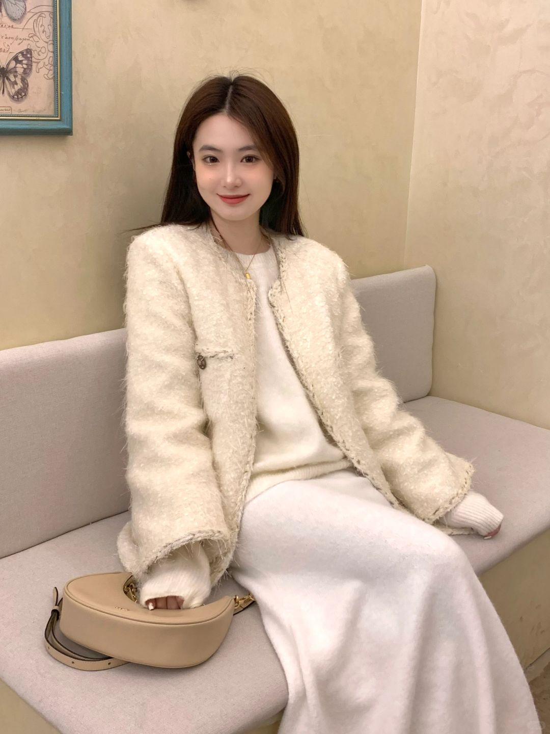 all white🤍干净舒服