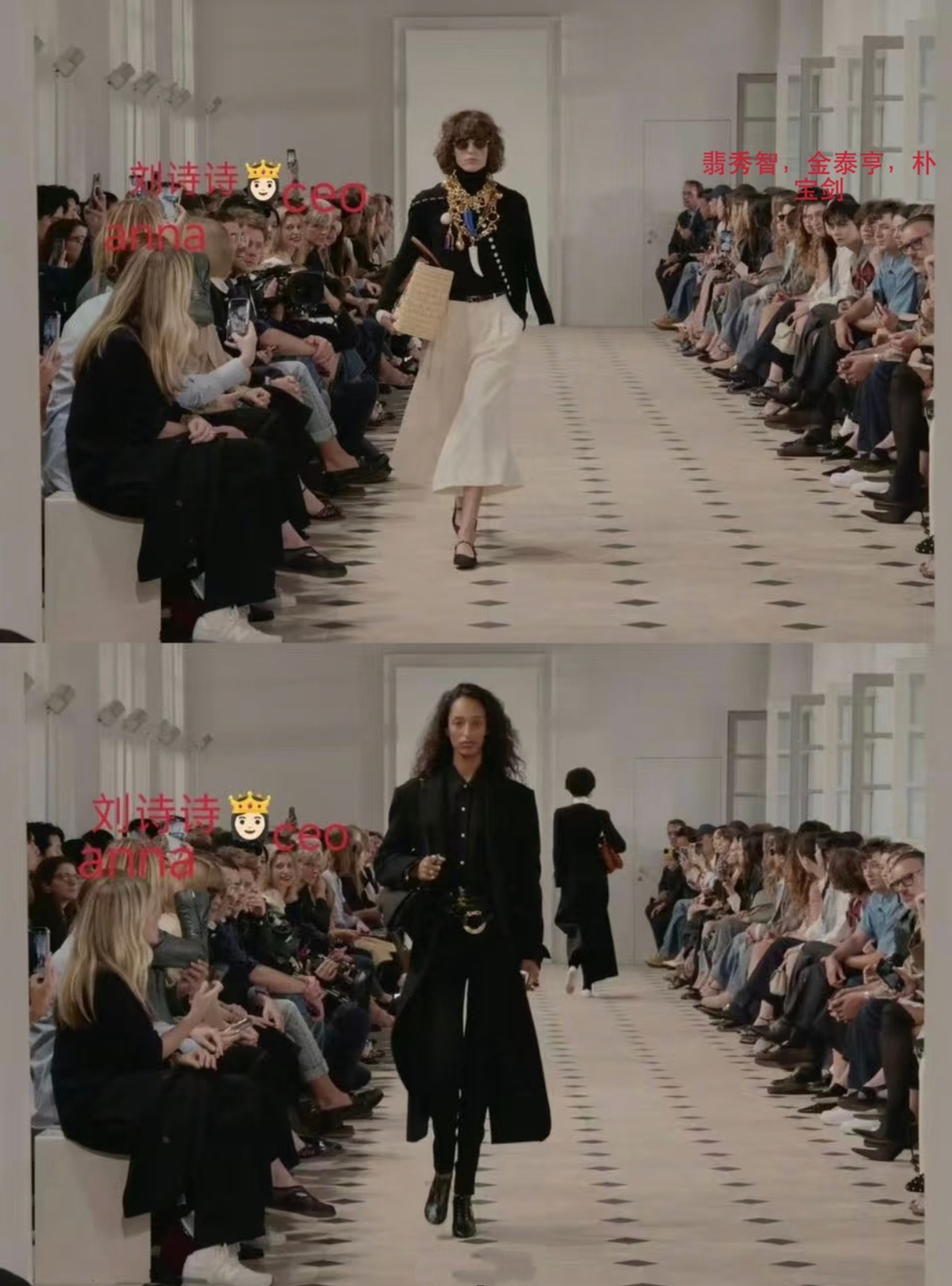 85花的看秀待遇不管曾经代言的，现役代言，还是未代言的，刘诗诗秀场待遇一直亚首一