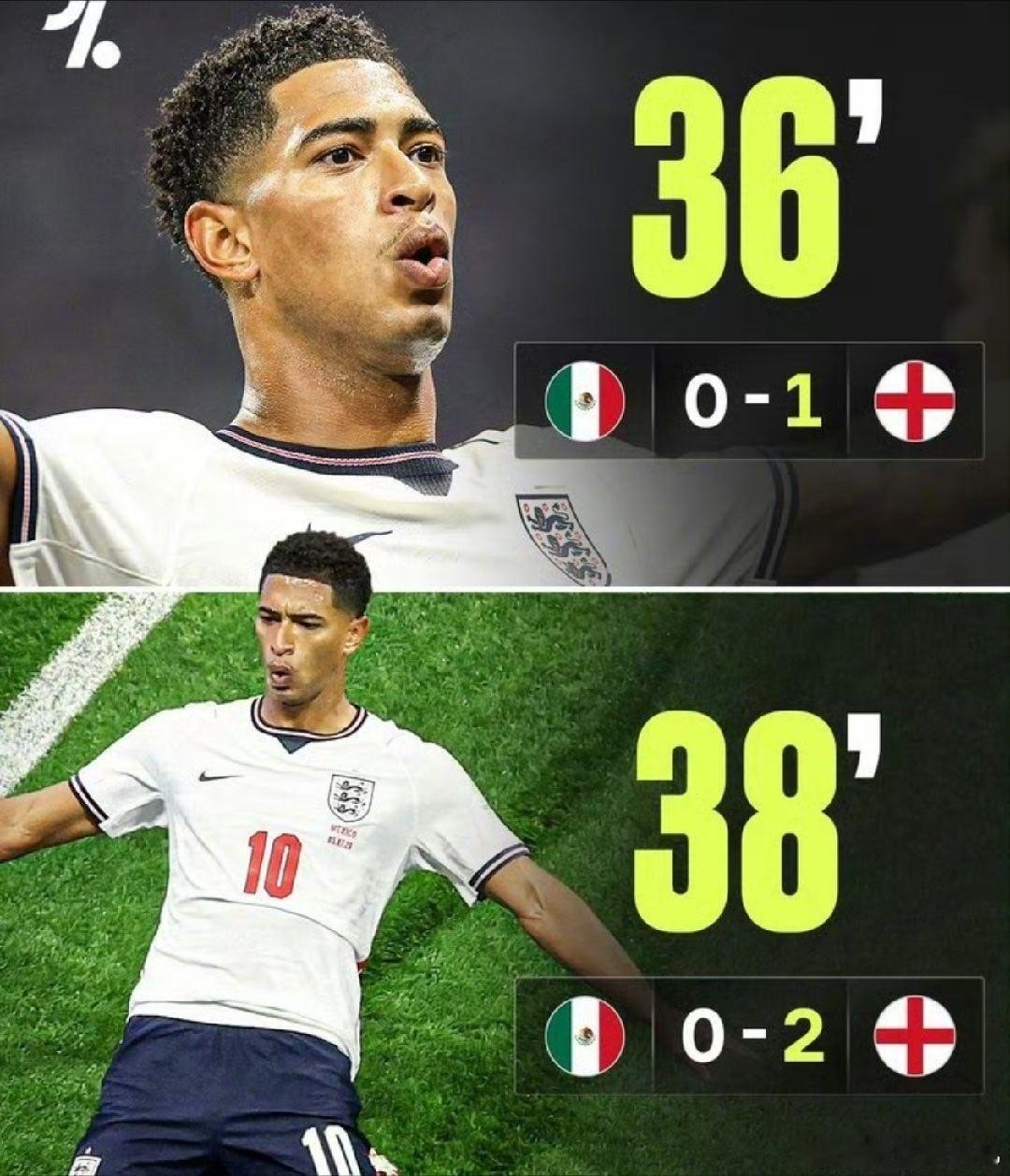 墨西哥vs英格兰 这场比赛真的是跌宕起伏本以为英格兰2：0领先就很好打了没想到进