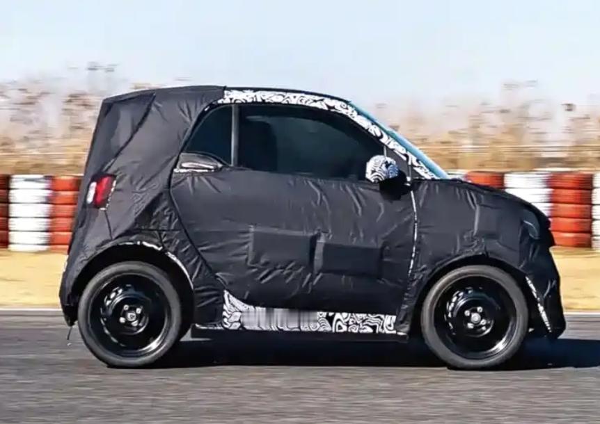 smart精灵2官方谍照亮相，纯电加持延续小巧身段，大家觉得这个造型咋样？ 