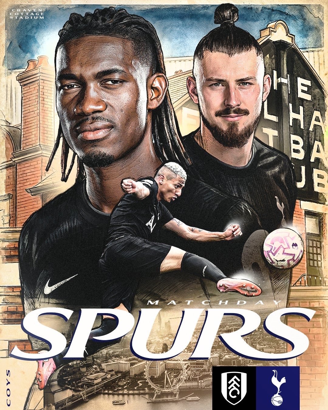 比赛日🖤🆚 富勒姆🏟 克拉文农场🏆 英超联赛⏰ 2:00pm🏴󠁧󠁢