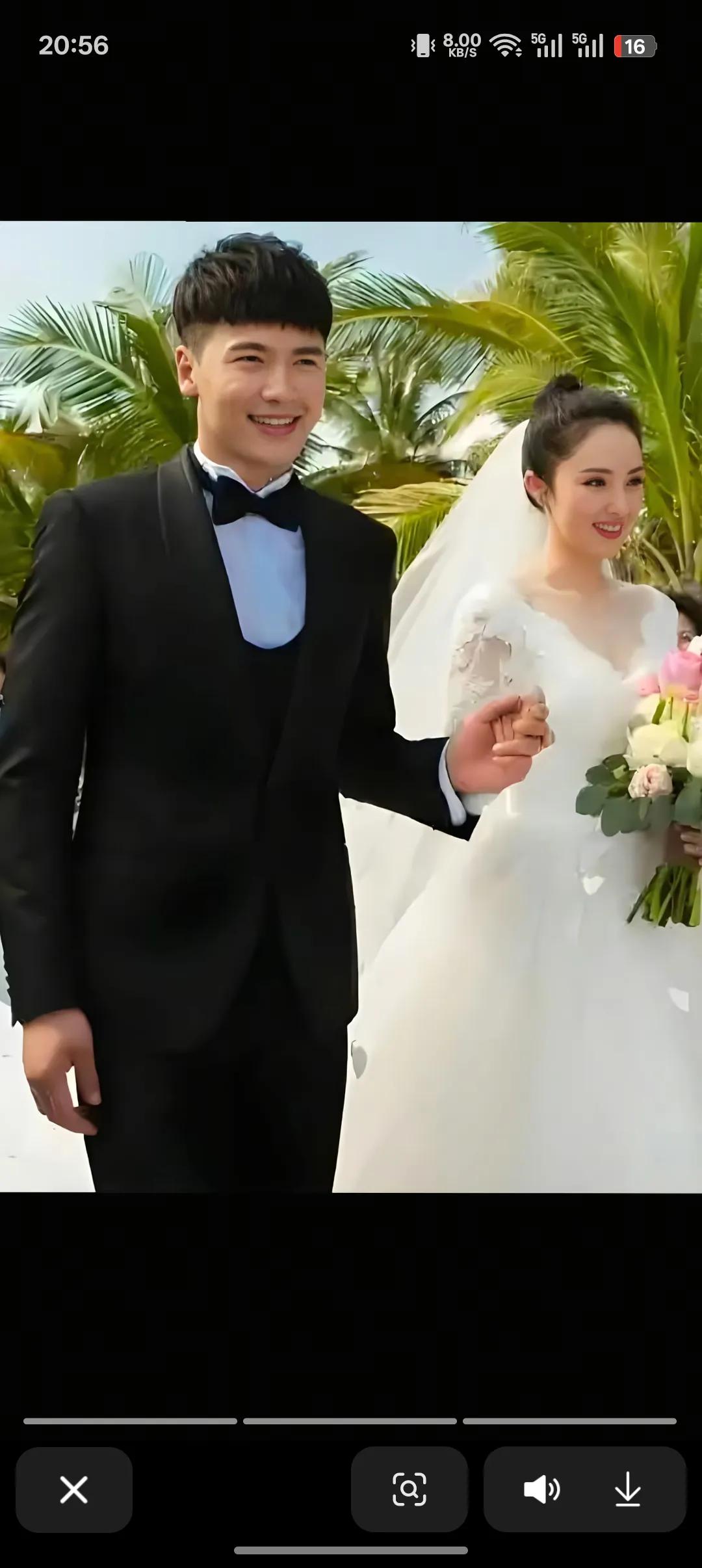 董璇一直想要的海边婚礼还是在戏里实现的，当年她和高云翔在戏里饰演情侣，两人戏里举