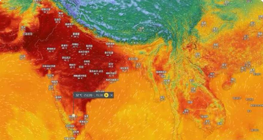印度三哥这地能生养出15亿人，也是个奇迹

我一个广西人感觉室外34℃，待个5分