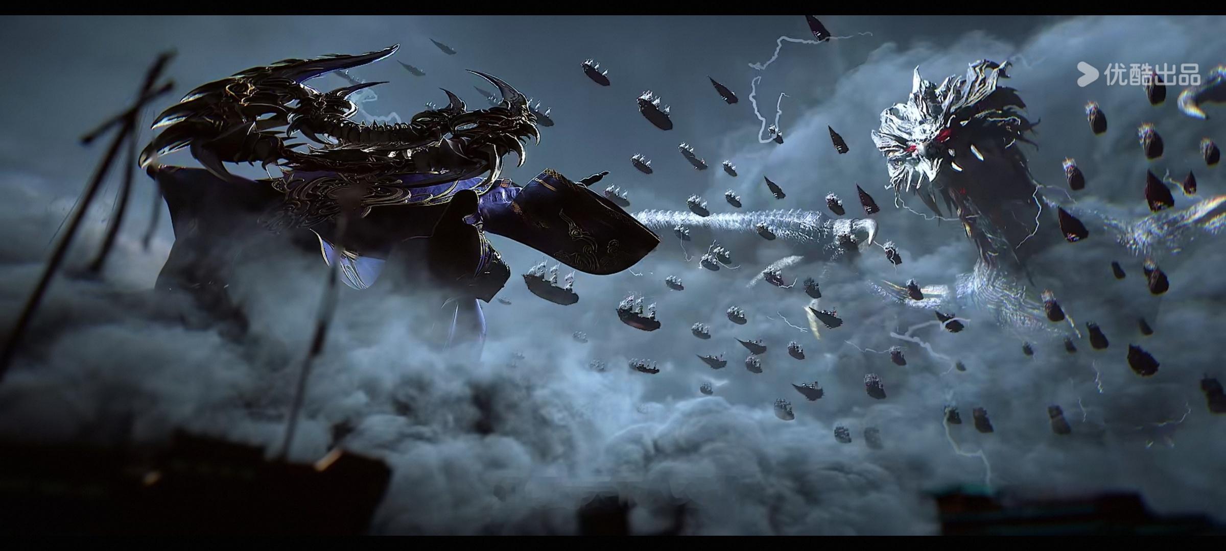 搞事三人组已就位，七爷压迫感好强，他的法舟大翼帅得很，游灵子好搞笑哈哈哈，人鱼族