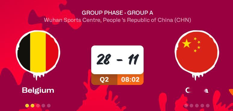 处理球能力和空间都差太多了...中国女篮vs比利时女篮