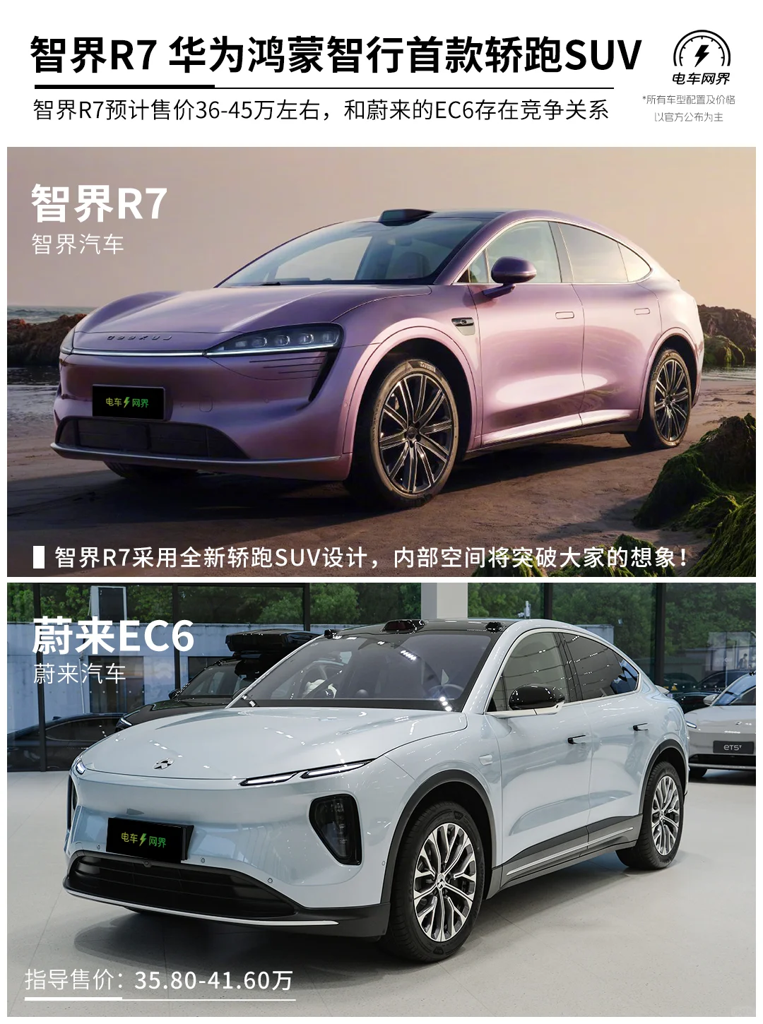 智界R7 华为鸿蒙智行的首款轿跑SUV