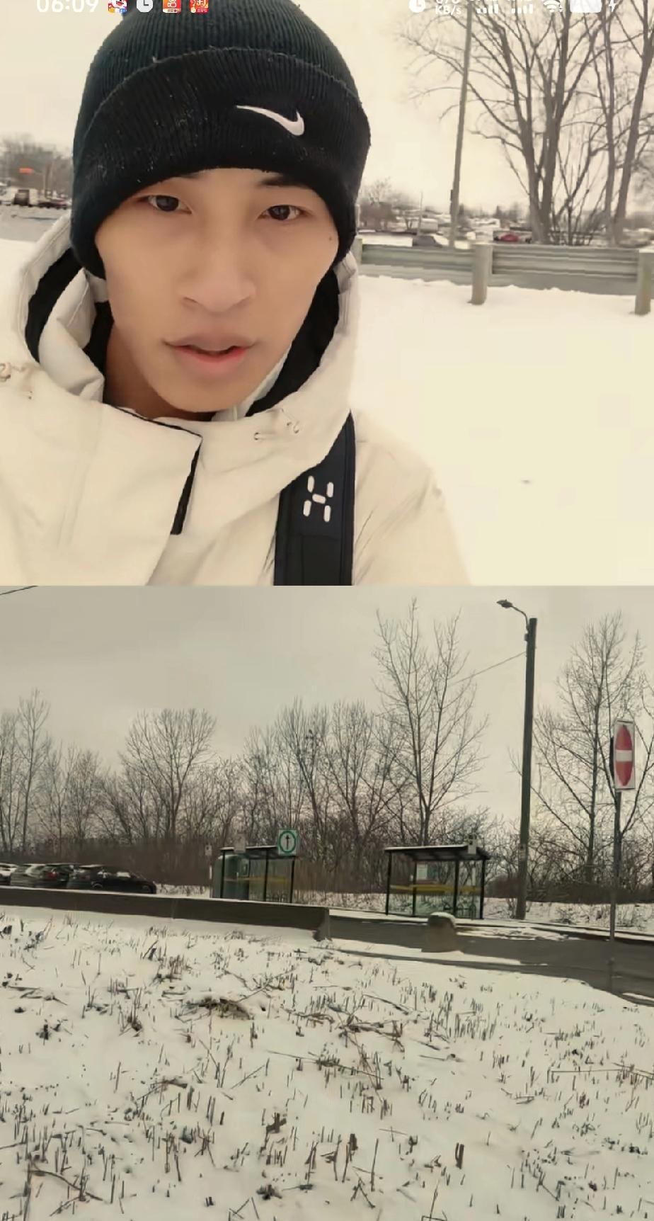 张云鹏发布视频表示，在失业之前，他上班时常从家步行前往火车站，路程大约需要30分