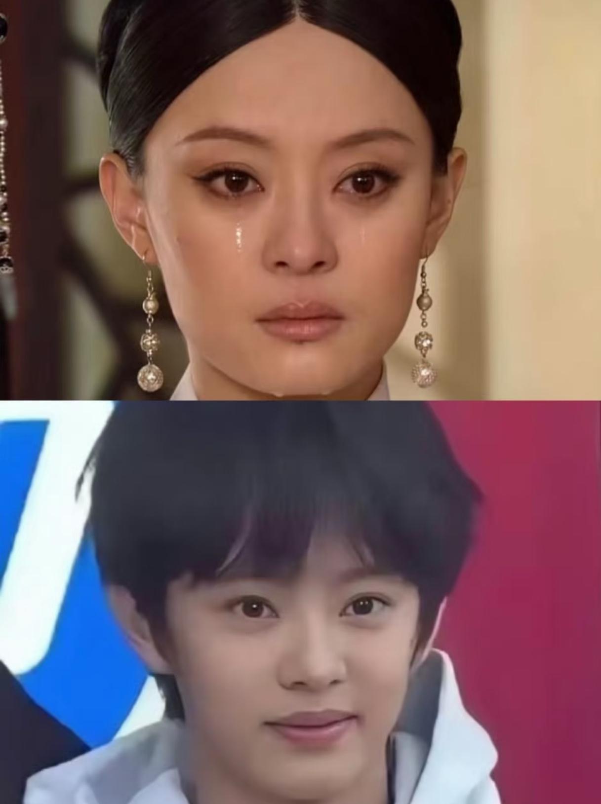 果不其然，
孙俪儿子画个妆直接能演甄嬛了。
都说儿子像妈妈她家真是应了这句话，