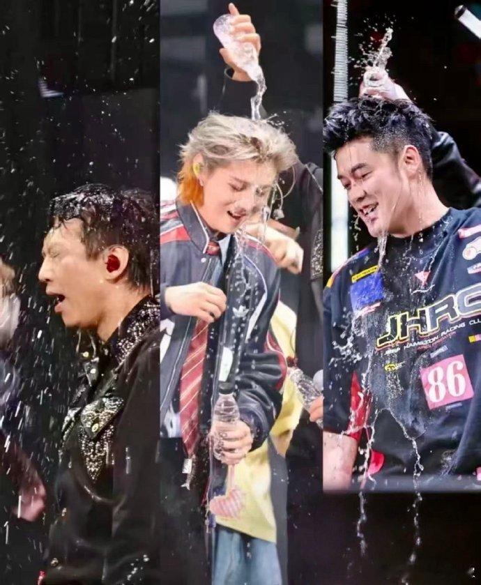 鹿晗演唱会 陈赫神图邓超魔图 果然鹿晗，陈赫，邓超只要一同框，我的笑点就来了 ​