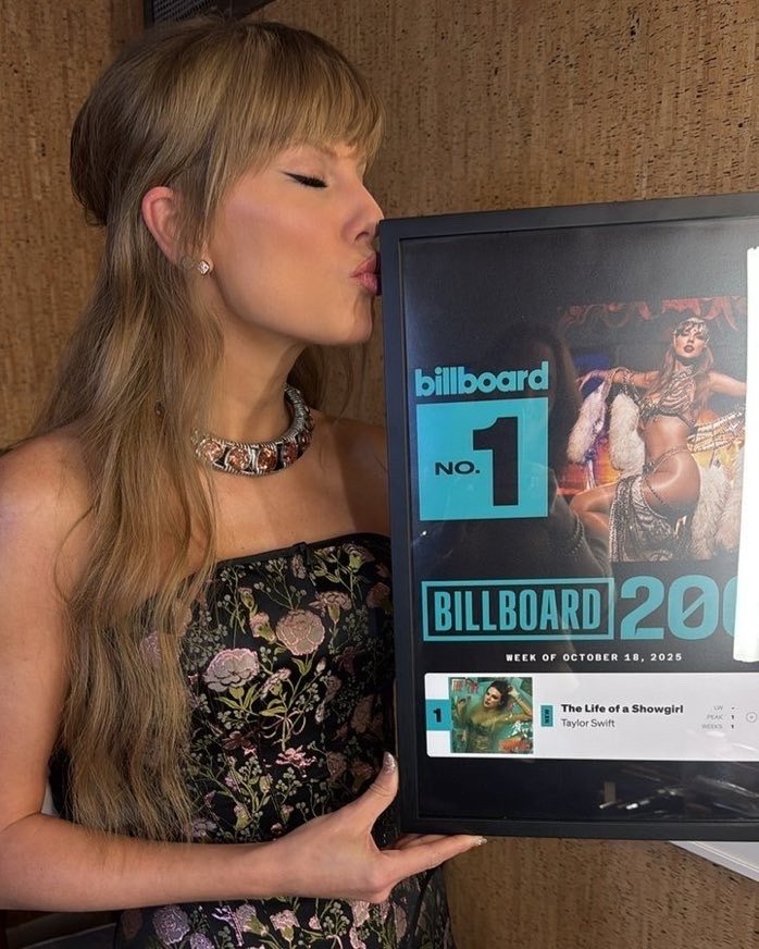 霉霉新专破公告牌记录霉霉Taylor Swift新专辑《The Life of 