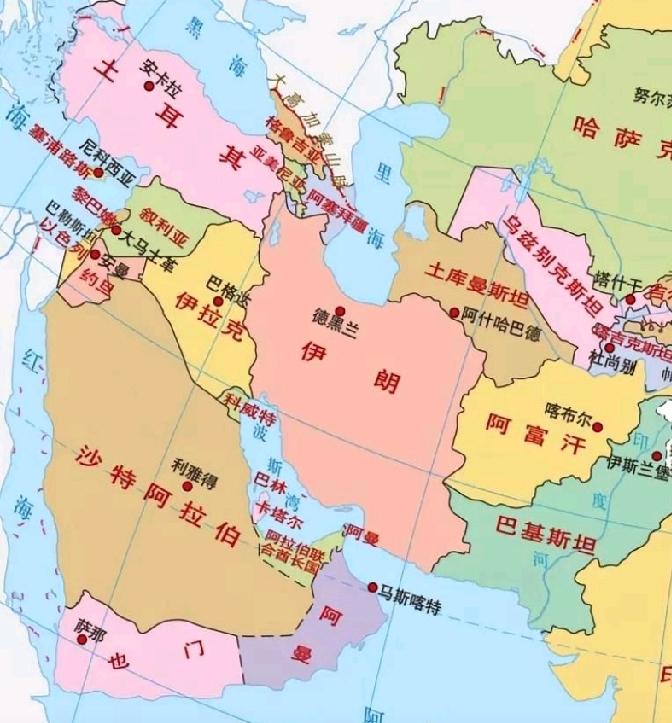 如果科威特、巴林、卡搭尔、阿联酋四国不改变外交策略，可能要变成金山上的穷国了。
