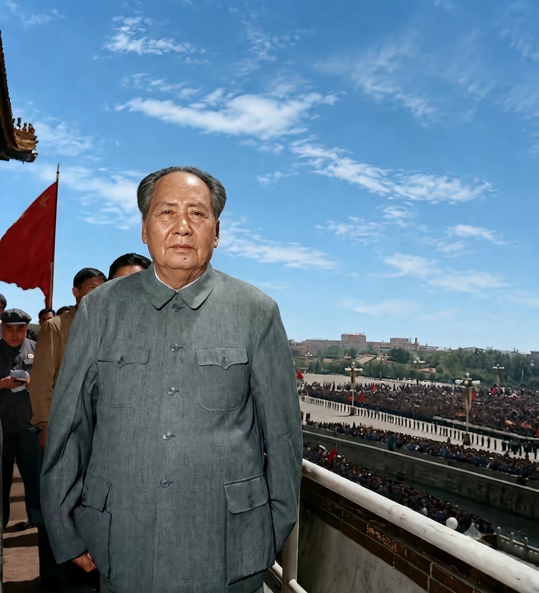 我每次人生遇到挫折时， 感到生活太累时，总会想起教员！教员在我心中，是一座不朽的