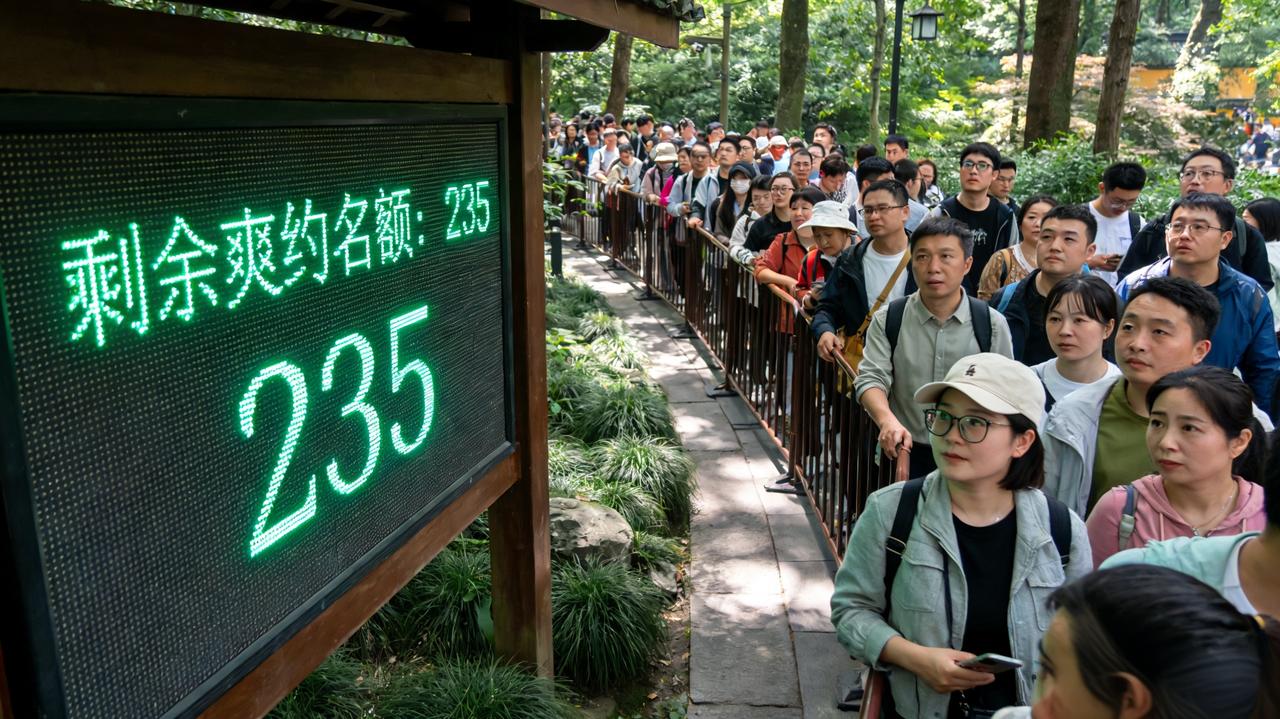 38万人爽约！灵隐免票预约遇困，新规用信用约束破局

自2025年12月灵隐飞来