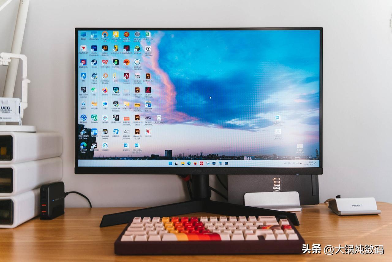 新入手科睿X71Q电竞显示器，别看只有699的价格，但是能拥有27寸+2K+Fa