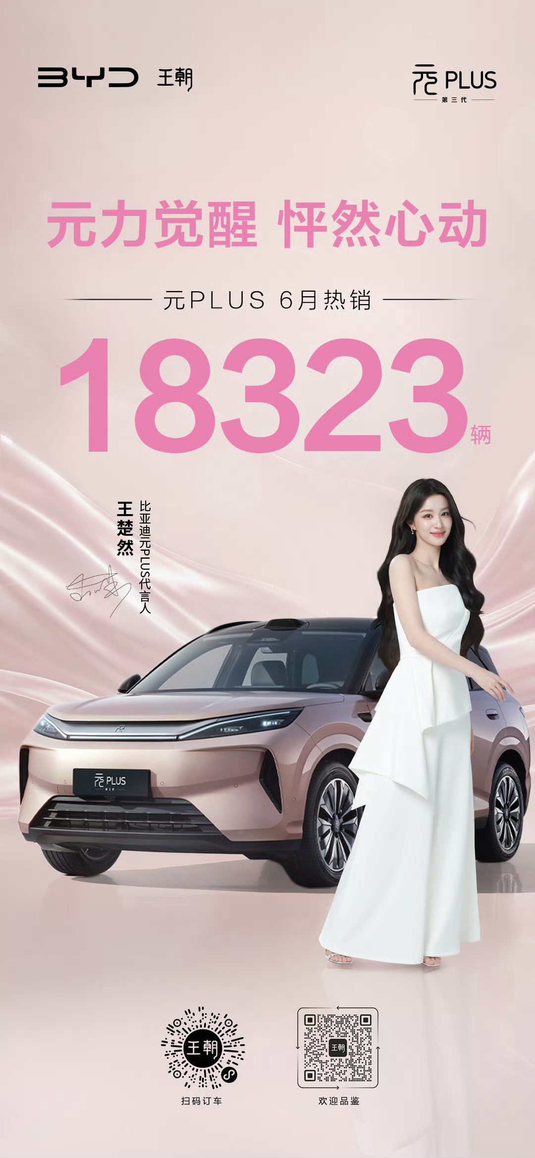 元力觉醒，实力出圈！第三代元PLUS6月热销18323台！感谢各位朋友的喜欢和支