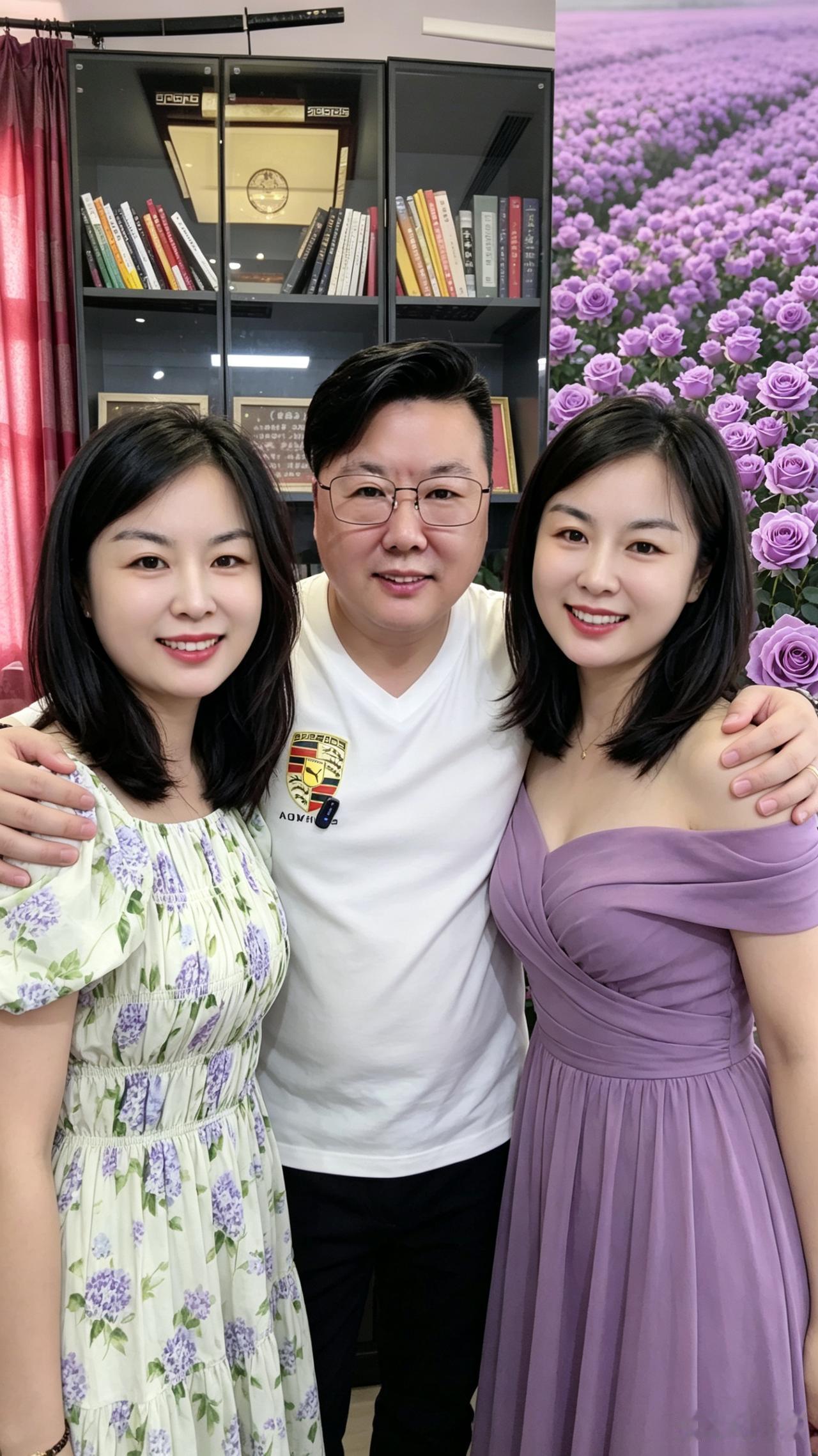 图中三人亲密无间，他们之间究竟是啥关系？夫妻还是另有隐情，等你来说！