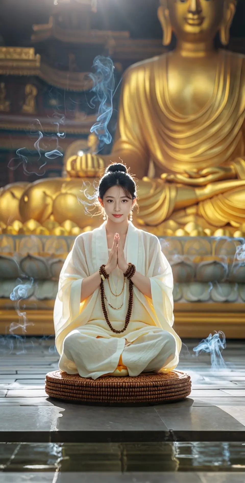 AI扩图 AI万佛祈福
