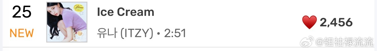 申有娜solo出道 申有娜solo出道曲首小时点赞2456 