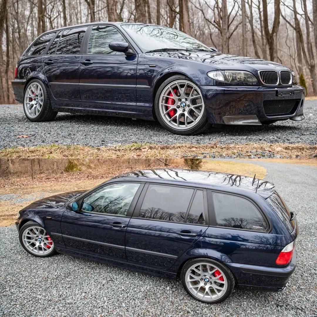 这台2005年的宝马325i旅行版，诞生于E46世代的收官阶段——那是宝马仍以“