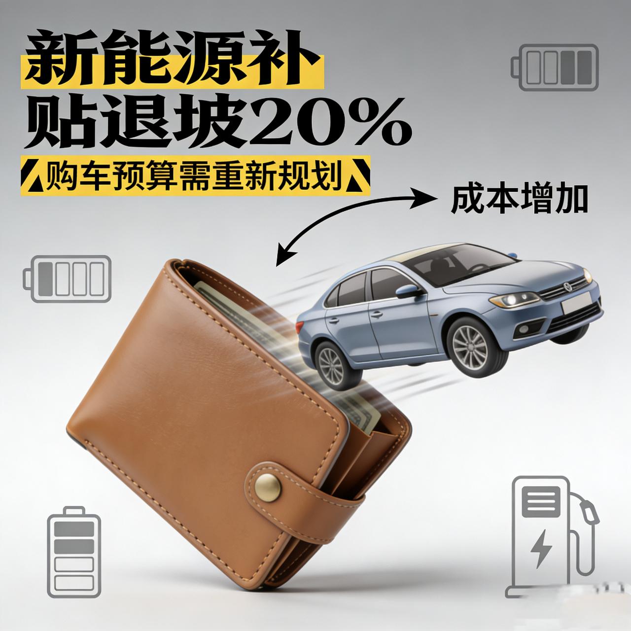 新能源补贴退坡20%！买车成本增加，你准备好了吗？

亲爱的车友们，大家好！今天