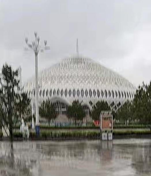 雨中漫步，打卡临夏新地标！