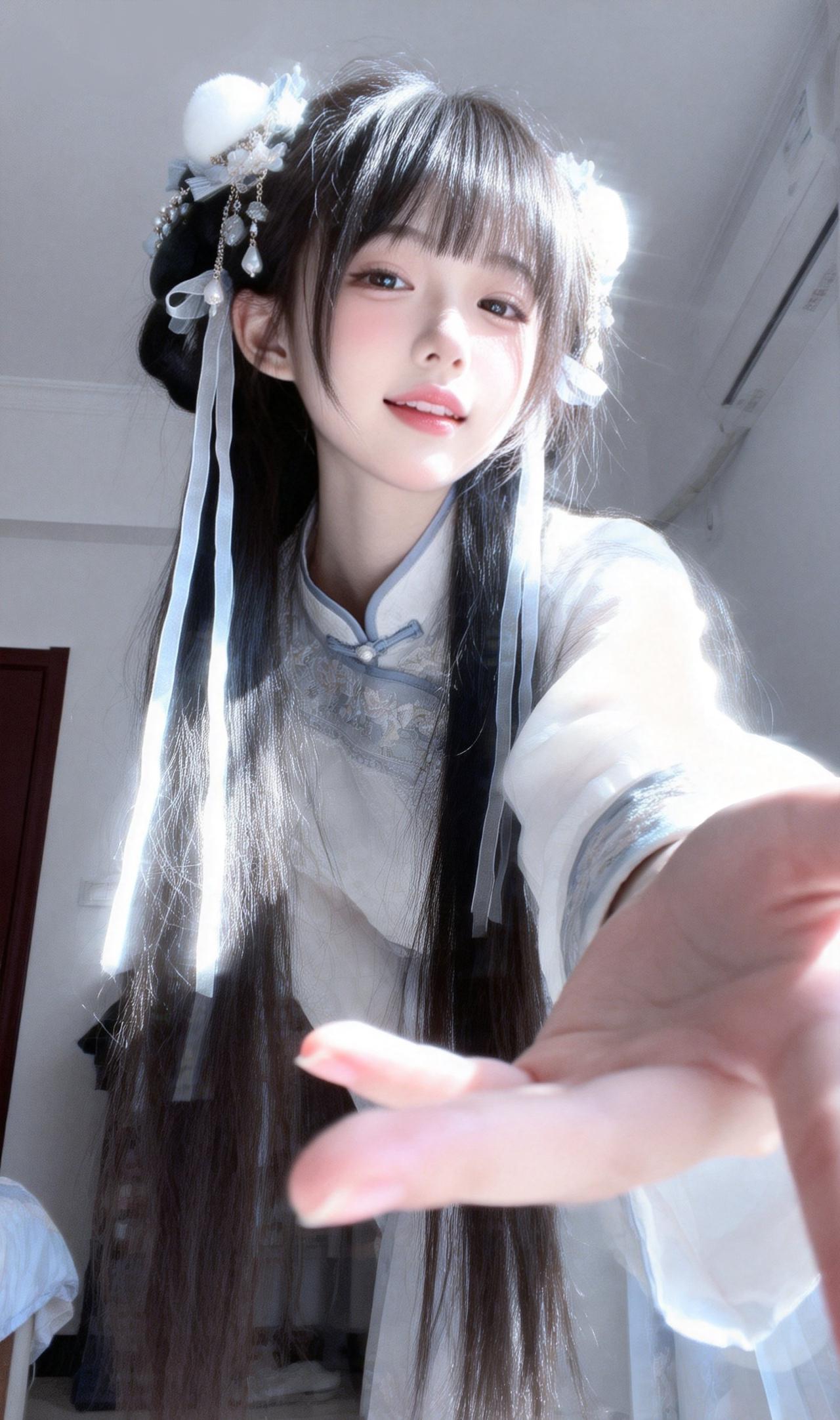 古风少女，温柔可人，浅笑如花时尚小姐姐都喜欢什么样的搭配呢? 国风唯美少女 汉服