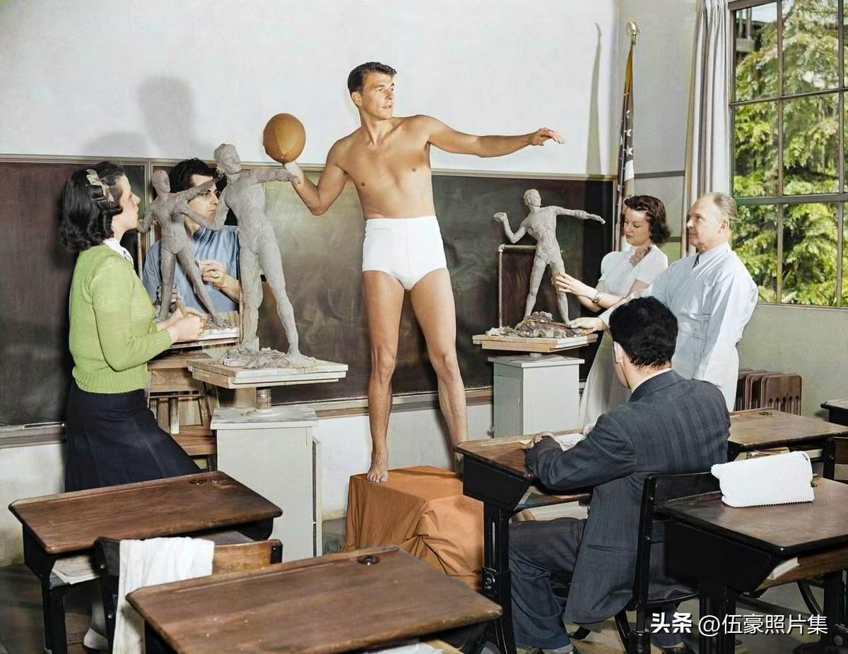 1940年，29岁的罗纳德·里根在好莱坞演艺生涯起步阶段，曾为补贴收入，在南加州