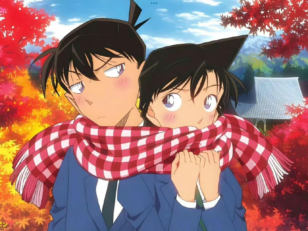 柯南坦白和小兰在交往新兰姐留一下一串字母就走了 ​​​