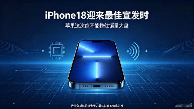 iPhone18迎来最佳宣发时，苹果这次能不能稳住销量大盘