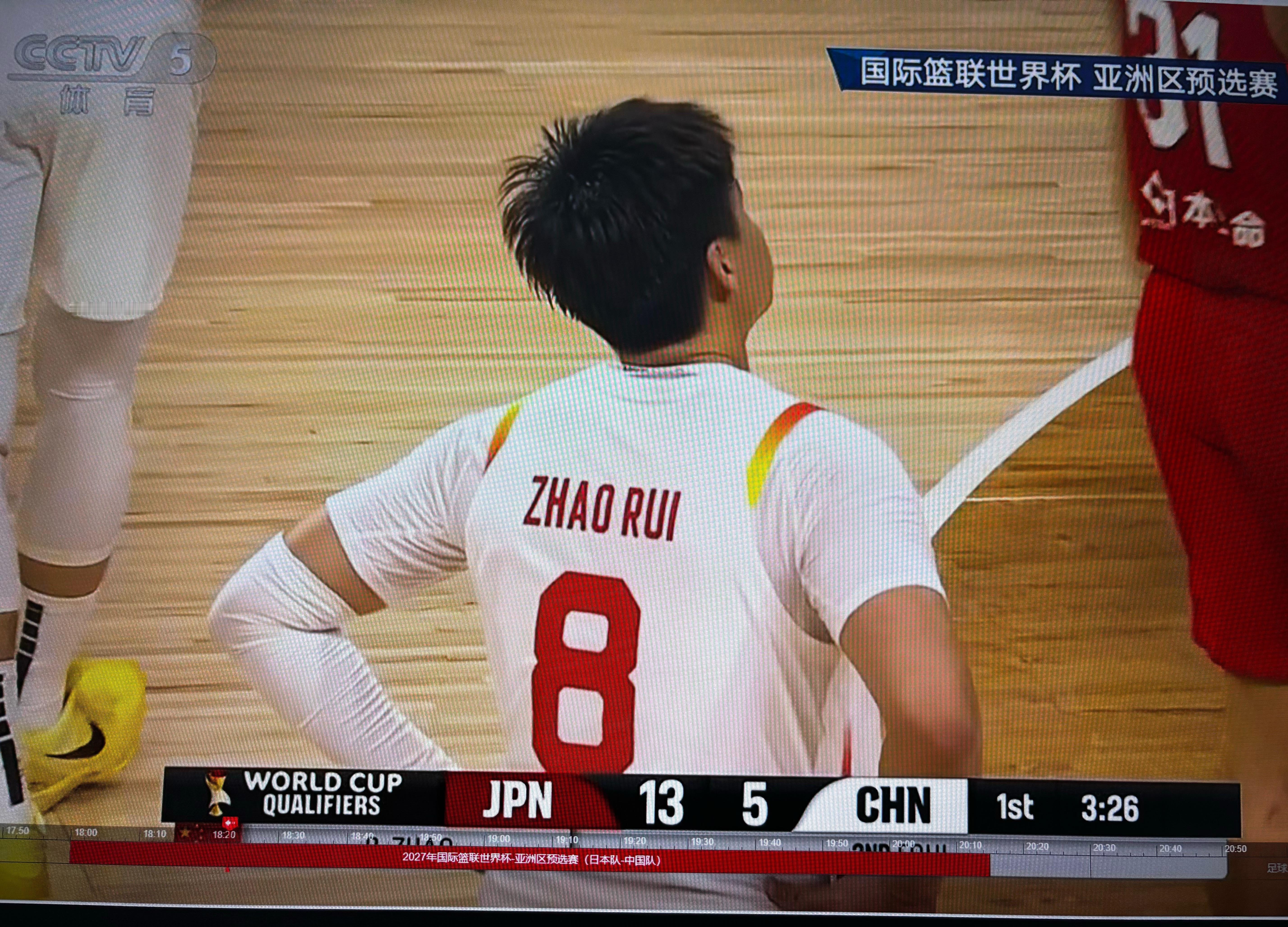 中国队这进攻，真便秘啊。中国男篮vs日本男篮