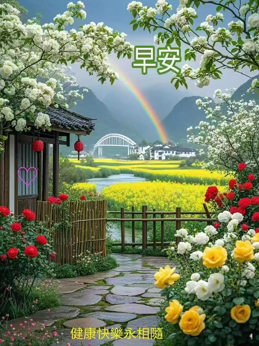[心]早安心语[心]
防城港畔晓云悠，
碧海金滩映眼眸。
白鹭翩跹迎旭日，
渔舟