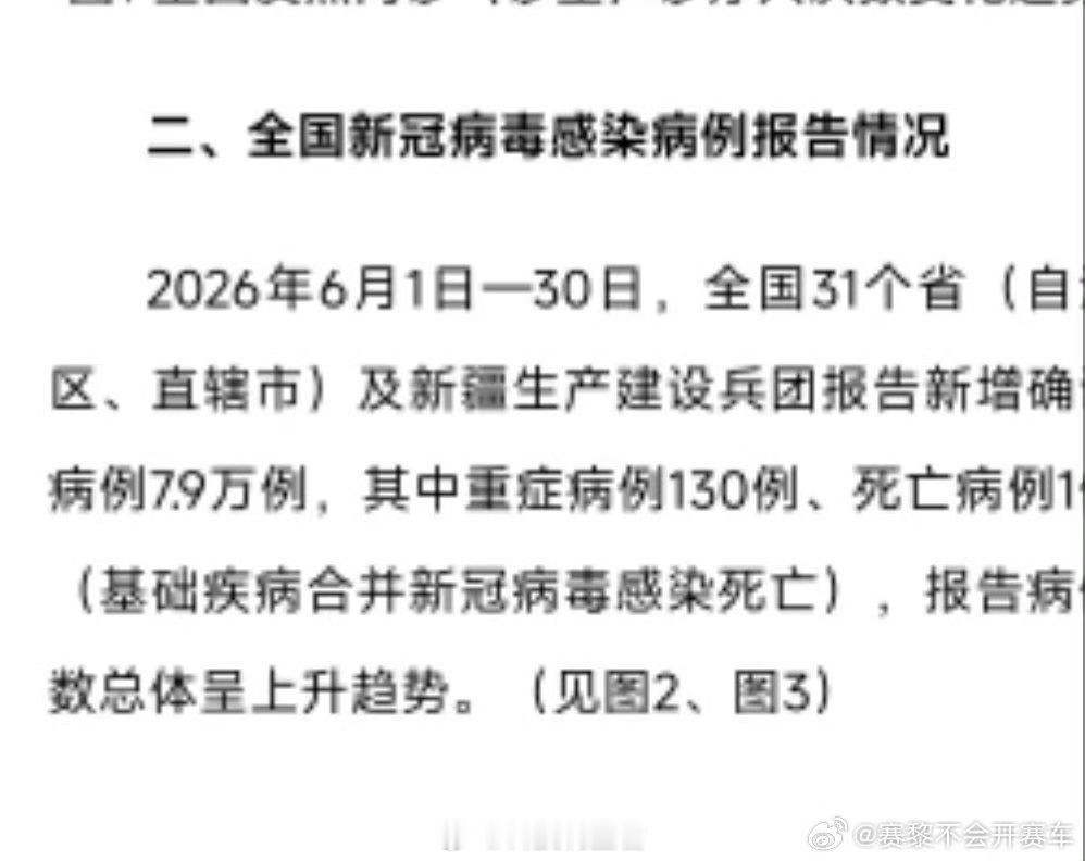 6月新增新冠确诊7.9万例还以为穿越了当然了放在今天没啥可担心的～ 