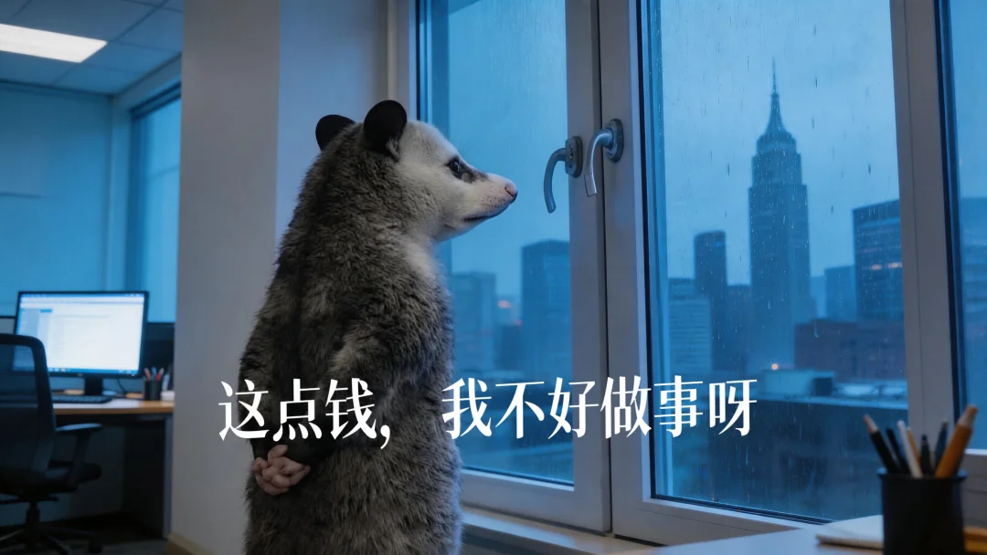 负鼠互联网大厂打工人版来了…