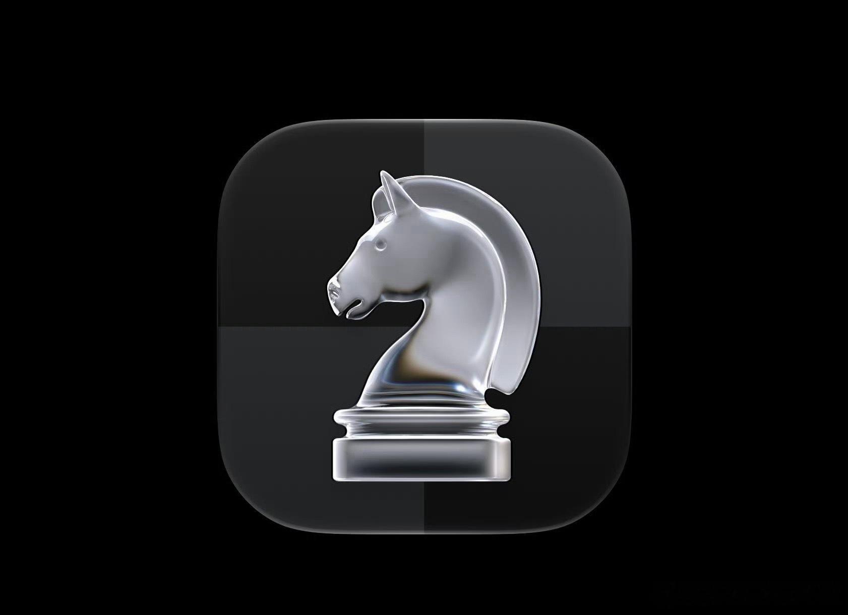macOS 27 Beta 5中国际象棋应用的新图标，很精致 