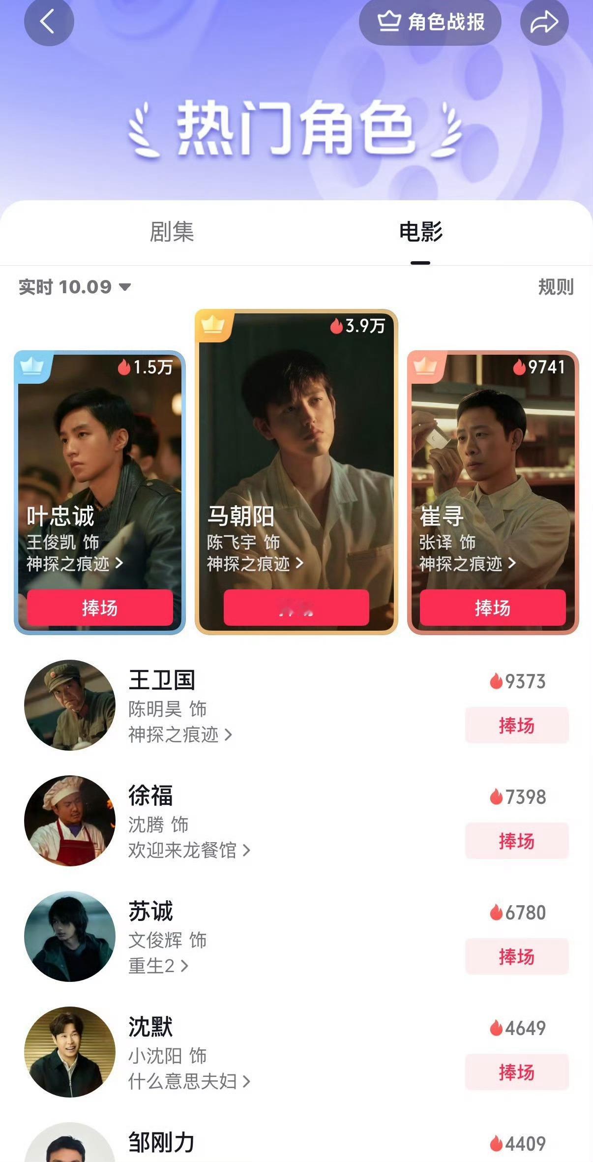 陈飞宇神探之痕迹 马朝阳国庆好爆，各平台全部大热！🏆陈飞宇值得！ ​​​