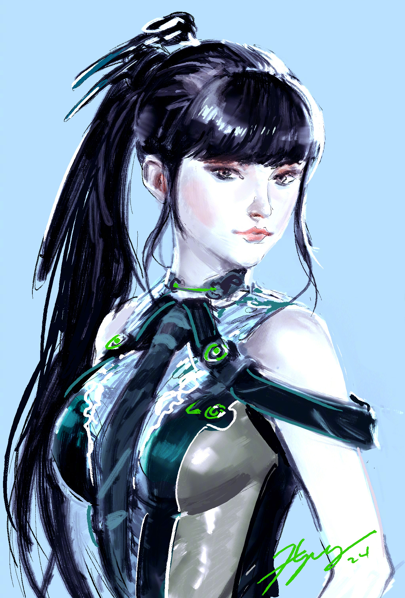 《 剑星 》官推昨日再次发布了一张由顽皮狗首席角色概念设计师 Nam Hyoun