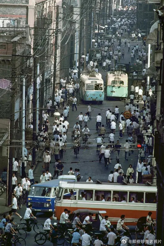 1985年，上海南京路 