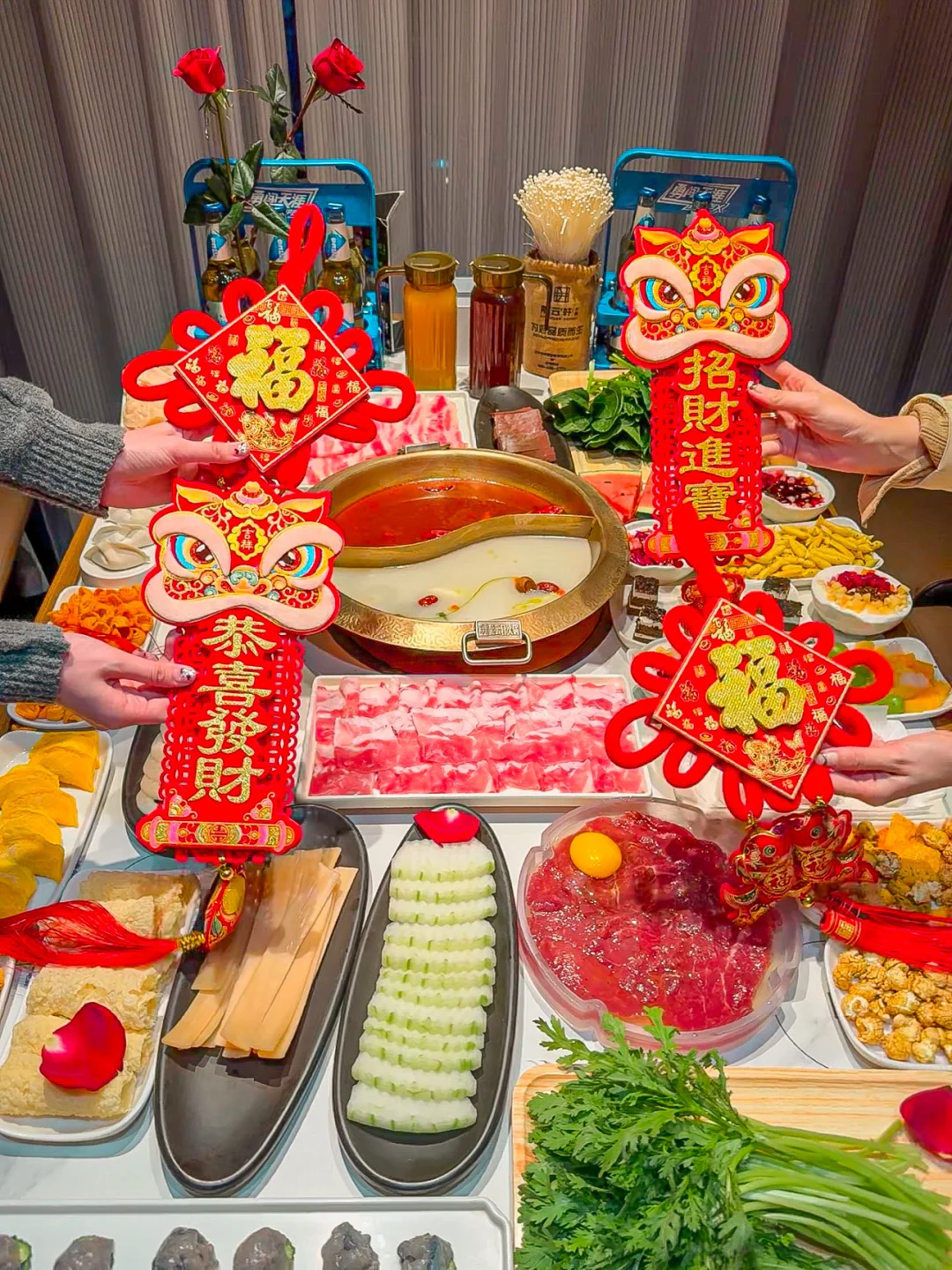 凌海这家火锅！🆓的比我点的都多！