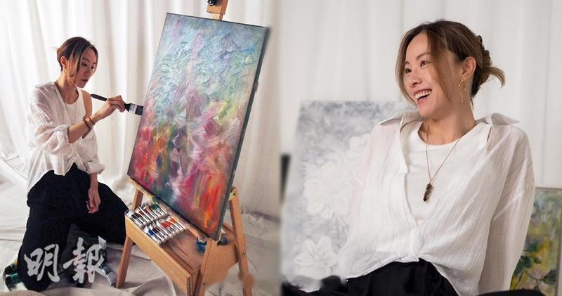 明报：邓丽欣42岁生日梦想成真 宣布举办首次个人画展邓丽欣（Stephy）自幼立