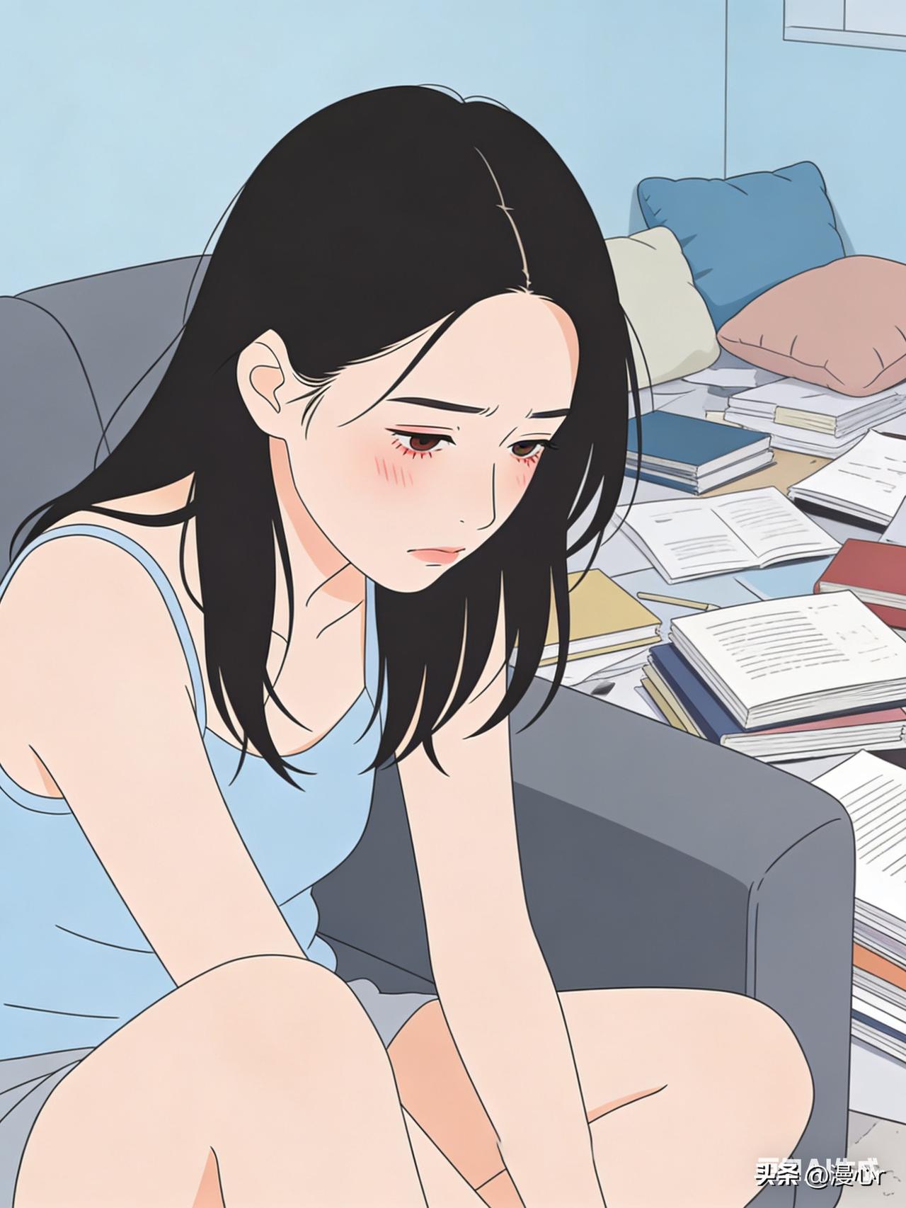 昨晚睡得太煎熬了，一直拉肚子，早上醒来整个人晕头转向、浑身发软。回想一下，昨天也