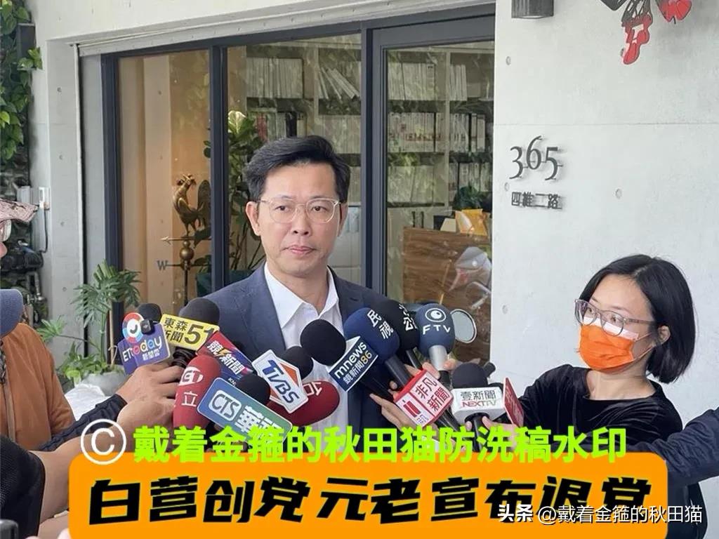 民众党遭遇重大变故！
创党元老被开除出党，庄贻量放弃申诉，直接宣布退党：这党已经