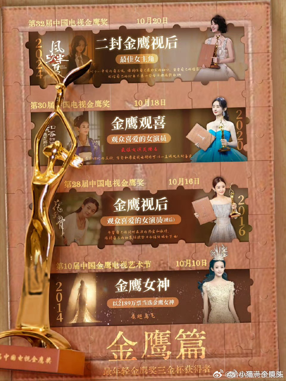 赵丽颖你有这么闪亮的战绩进入内娱赵丽颖不定时颖业第七期