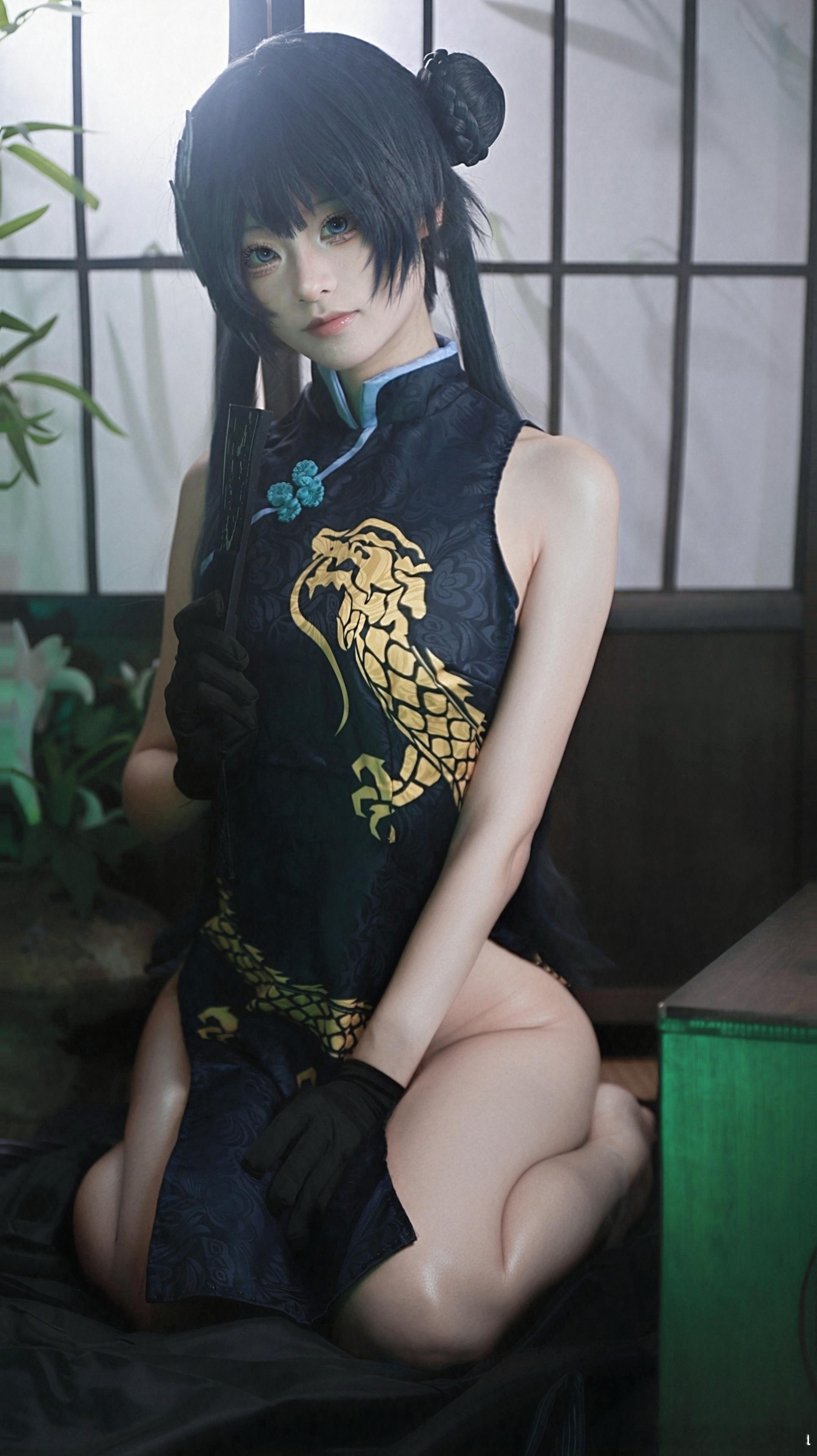 二次元cos大赏碧蓝档案蔚蓝档案蔚蓝档案‬龙华妃咲 还在kisaki 