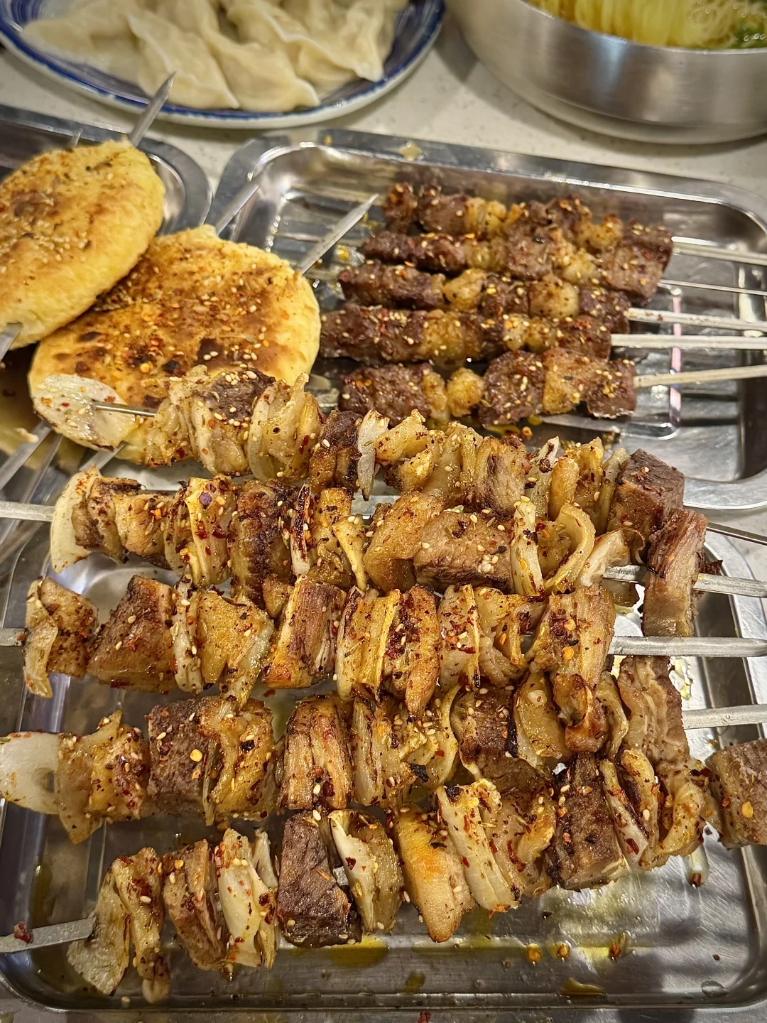 青岛极品烤宫后夹肉！！！！巨好吃！！