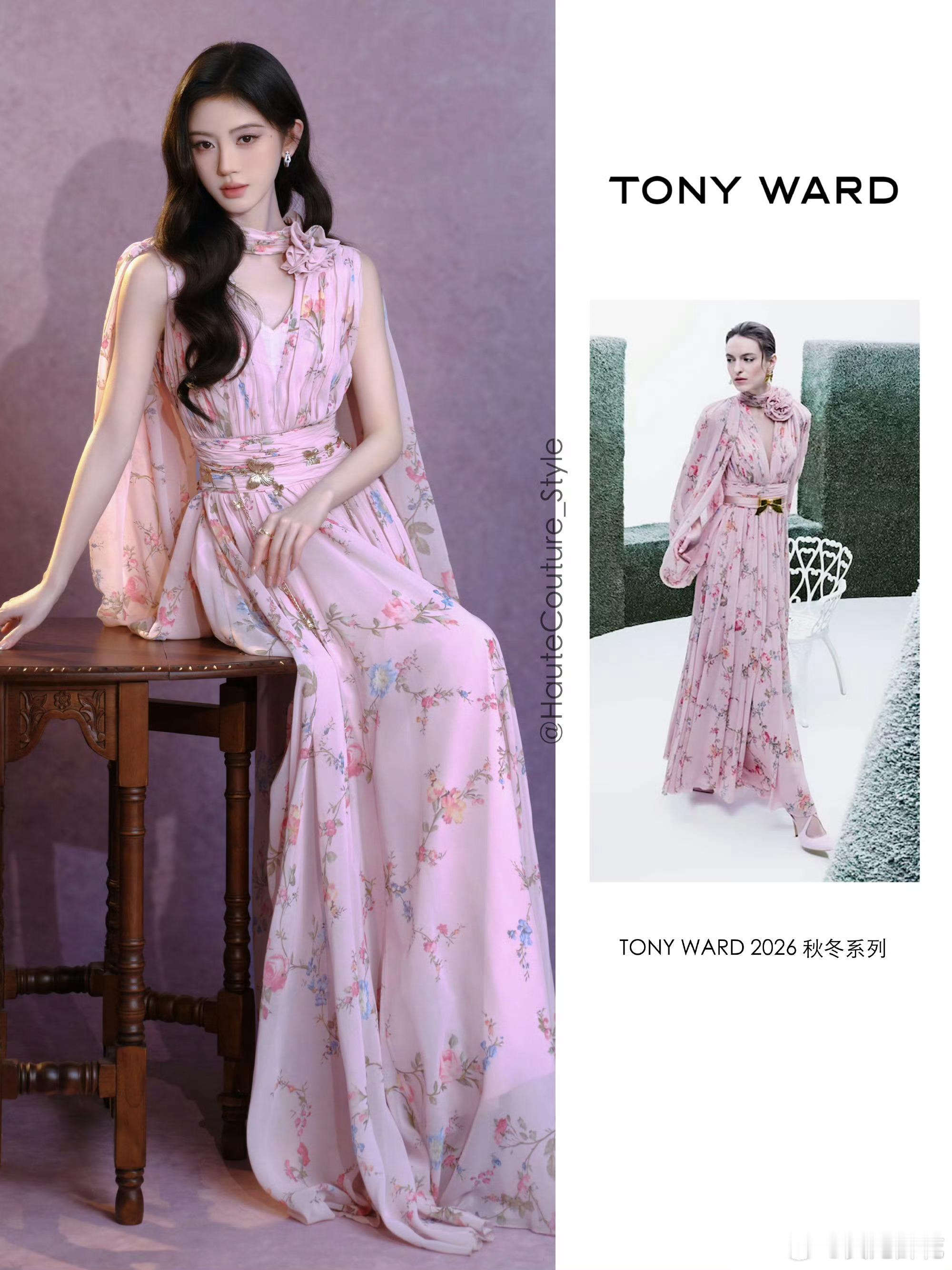 鞠婧祎｜品牌直播美哦 ！来自小鞠直播新造型   ～  身穿 Tony Ward 